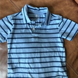 Class Club Light and Dark Blue Striped Polo